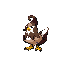 Staravia — mały pikselowy sprite w wariancie shiny