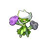 Roserade — mały pikselowy sprite w wariancie shiny