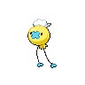 Drifloon — mały pikselowy sprite w wariancie shiny