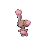 Buneary — mały pikselowy sprite w wariancie shiny