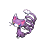 Glameow — mały pikselowy sprite w wariancie shiny
