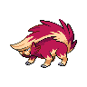 Skuntank — mały pikselowy sprite w wariancie shiny