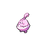 Happiny — mały pikselowy sprite w wariancie shiny