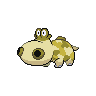 Hippopotas — mały pikselowy sprite w wariancie shiny