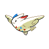 Togekiss — mały pikselowy sprite w wariancie shiny