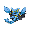 Gliscor — mały pikselowy sprite w wariancie shiny