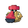 Probopass — mały pikselowy sprite w wariancie shiny