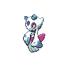 Froslass — mały pikselowy sprite w wariancie shiny