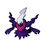 Darkrai — mały pikselowy sprite w wariancie shiny