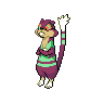 Watchog — mały pikselowy sprite w wariancie shiny