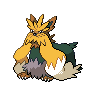 Stoutland — mały pikselowy sprite w wariancie shiny