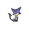 Purrloin — mały pikselowy sprite w wariancie shiny