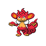 Simisear — mały pikselowy sprite w wariancie shiny