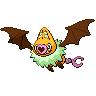Swoobat — mały pikselowy sprite w wariancie shiny