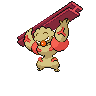 Gurdurr — mały pikselowy sprite w wariancie shiny