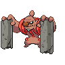 Conkeldurr — mały pikselowy sprite w wariancie shiny