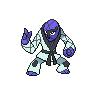 Sawk — mały pikselowy sprite w wariancie shiny