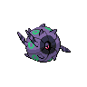 Whirlipede — mały pikselowy sprite w wariancie shiny