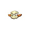Cottonee — mały pikselowy sprite w wariancie shiny