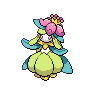 Lilligant — mały pikselowy sprite w wariancie shiny