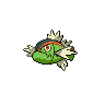 Basculin — mały pikselowy sprite w wariancie shiny