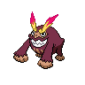 Darmanitan — mały pikselowy sprite w wariancie shiny