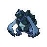Carracosta — mały pikselowy sprite w wariancie shiny