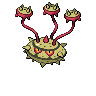 Ferrothorn — mały pikselowy sprite w wariancie shiny