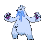 Beartic — mały pikselowy sprite w wariancie shiny