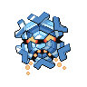 Cryogonal — mały pikselowy sprite w wariancie shiny