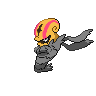 Accelgor — mały pikselowy sprite w wariancie shiny