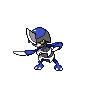 Pawniard — mały pikselowy sprite w wariancie shiny