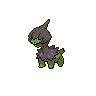 Deino — mały pikselowy sprite w wariancie shiny