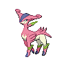 Virizion — mały pikselowy sprite w wariancie shiny