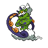 Tornadus — mały pikselowy sprite w wariancie shiny