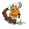 Landorus — mały pikselowy sprite w wariancie shiny