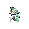 Meloetta — mały pikselowy sprite w wariancie shiny