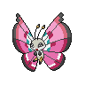 Vivillon — mały pikselowy sprite w wariancie shiny