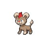 Litleo — mały pikselowy sprite w wariancie shiny