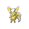 Meowstic — mały pikselowy sprite w wariancie shiny