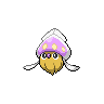 Inkay — mały pikselowy sprite w wariancie shiny