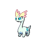 Amaura — mały pikselowy sprite w wariancie shiny