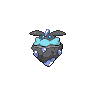 Carbink — mały pikselowy sprite w wariancie shiny