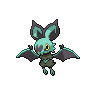 Noibat — mały pikselowy sprite w wariancie shiny