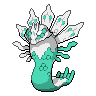 Zygarde — mały pikselowy sprite w wariancie shiny