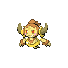 Hoopa — mały pikselowy sprite w wariancie shiny