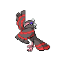 Oricorio — mały pikselowy sprite w wariancie shiny
