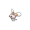 Cutiefly — mały pikselowy sprite w wariancie shiny