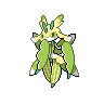 Lurantis — mały pikselowy sprite w wariancie shiny