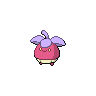 Bounsweet — mały pikselowy sprite w wariancie shiny